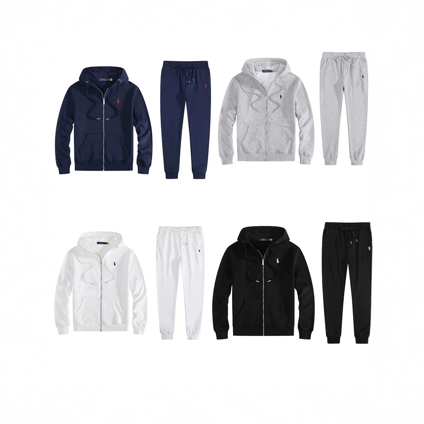 Polo Ralph Lauren Zip Hoodie Tracksuit — Tracksuits find on the LitBuy Spreadsheet