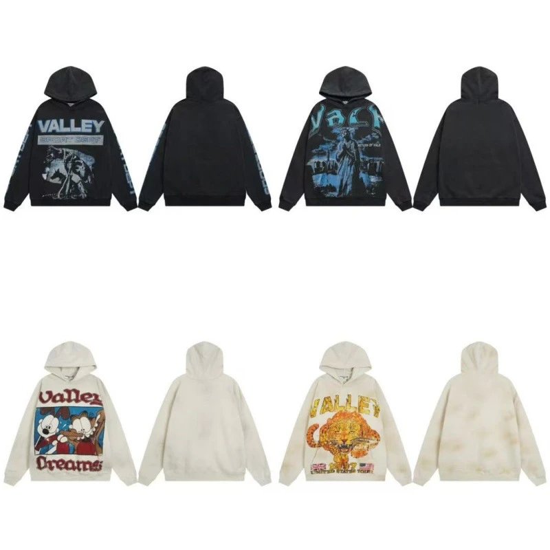Vintage Cartoon Print Washed Hoodie — Hoodies find on the LitBuy Spreadsheet