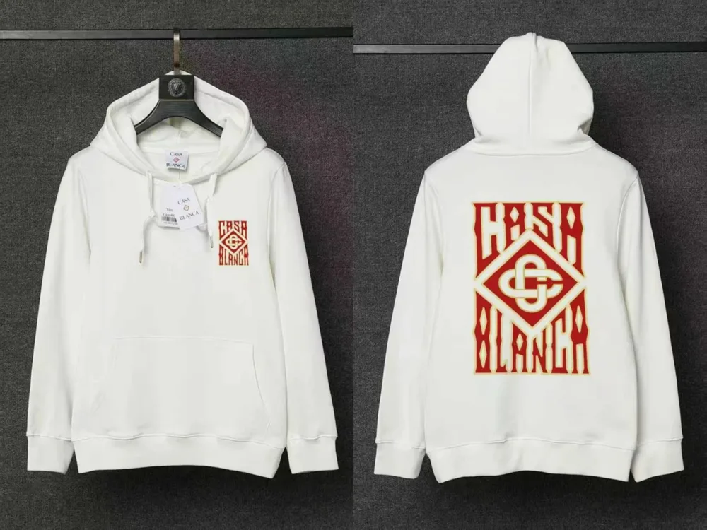 Casablanca Logo Print Hoodie — Hoodies find on the LitBuy Spreadsheet