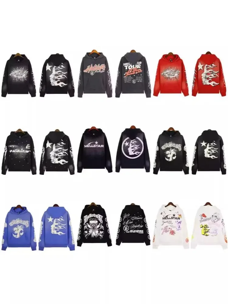 Hellstar-Style Graphic Hoodie — Hoodies find on the LitBuy Spreadsheet