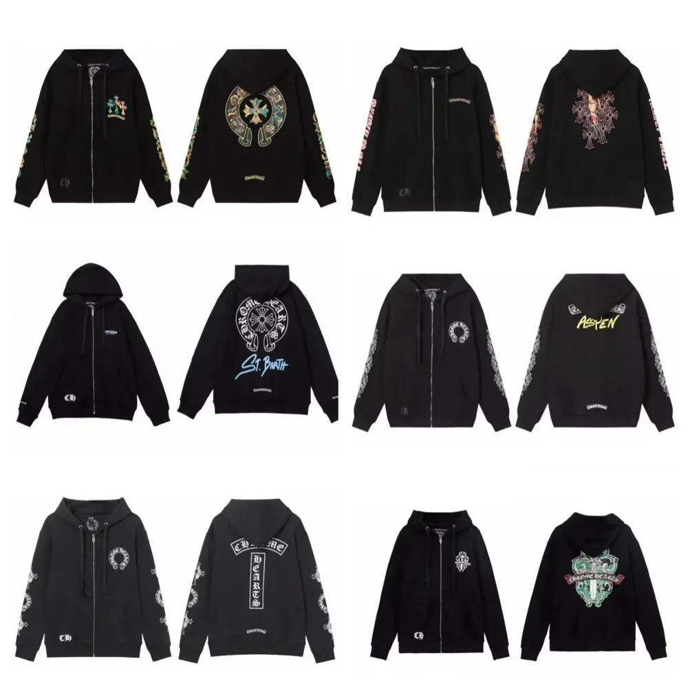 Chrome Hearts-Style Zip Hoodie — Hoodies find on the LitBuy Spreadsheet